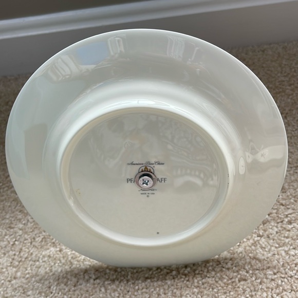 Two Tiered Jewelry Tidbit Cheese Tray Vintage CAMWOOD Ivory 22 Carat Gold Bowl - Picture 8 of 8